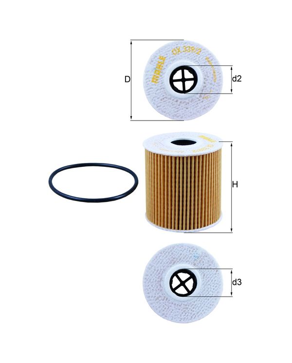 Lfilter Mahle Ox D F R Citro N Peugeot Fiat Ford Land Rover Mini