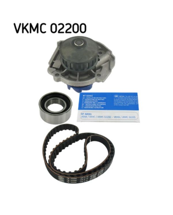 Wasserpumpe + Zahnriemensatz SKF VKMC 02200 für Fiat Lancia Autobianchi  Panda Y ❤️ Retromotion