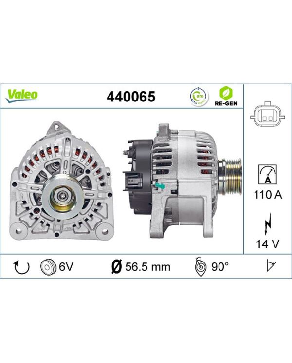 Lichtmaschine Generator Lima SEG New BV PSH 575.936.210.280 Für RENAULT