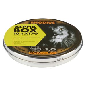 RHODIUS Extradünne Trennscheibe XT70 BOX | Ø 125 x 1,0 x 22,23mm Form 41