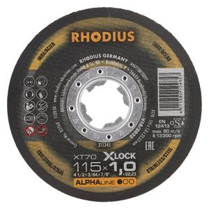 RHODIUS Extradünne Trennscheiben XT70 | Ø 115 x 1,0 x 22,23