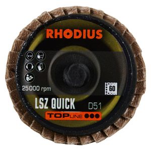 RHODIUS Zirkonlamellenschleifscheibe LSZ QUICK | Ø 51mm Korn  60