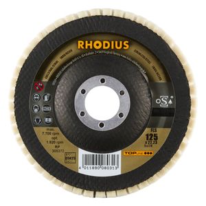 RHODIUS Filzlamellenpolierer FLS | Ø 125 x 22,23mm