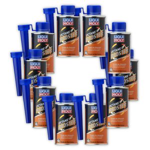 10x 200ml LIQUI MOLY 21280 Additiv Octane Booster PKW 2 Takt + 4 Takt Benzin