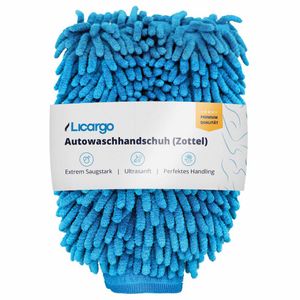 Auto-Waschhandschuh mit Zotteln LICARGO - entfernt hartnäckigen Schmutz