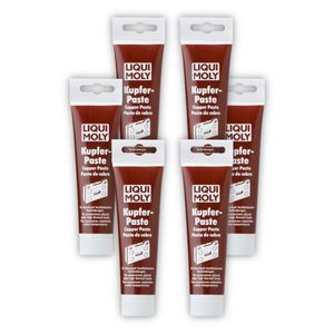 6x 100g LIQUI MOLY 3080 Bremsenpaste Kupferpaste Kupfer-Paste Montage Bremse