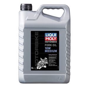 Motorbike Fork Oil 10W medium LIQUI MOLY 1606 Motorrad Gabelöl Stoßdämpfer Öl 5L