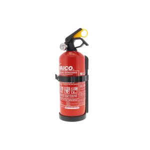 Autofeuerlöscher VAICO V98-64003 ABC 1 KG mit Halterung und Manometer EN3