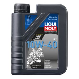Motoröl LIQUI MOLY 3044 Motorbike 4T 10W-40 mineralisch 4 Takt Motoren 1 Liter