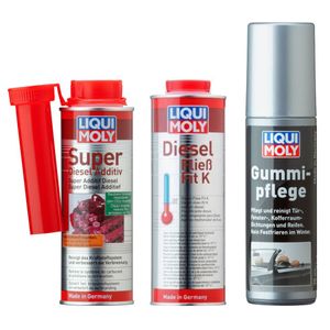 Winter Pflegeset LIQUI MOLY 3-teilig für Motor(Diesel) Gummipflege Additiv