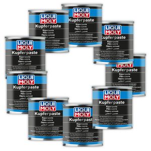 9x 500g LIQUI MOLY 1829 Bremsenpaste Kupferpaste Kupfer-Paste Montage Bremse