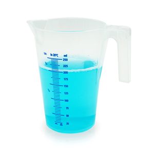 LICARGO Messbecher 250 ml - spülmaschinenfest, hitzebeständig und BPA frei