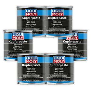 6x 500g LIQUI MOLY 1829 Bremsenpaste Kupferpaste Kupfer-Paste Montage Bremse