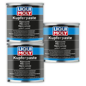 3x 500g LIQUI MOLY 1829 Bremsenpaste Kupferpaste Kupfer-Paste Montage Bremse