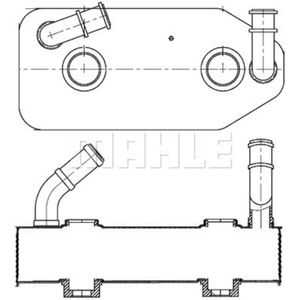 Ölkühler Automatikgetriebe MAHLE CLC 178 000S für Audi Skoda VW Seat A3