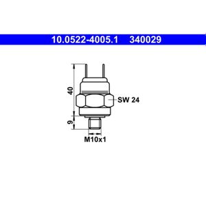 Druckschalter Bremshydraulik ATE 10.0522-4005.1 für BMW Audi 5er 8