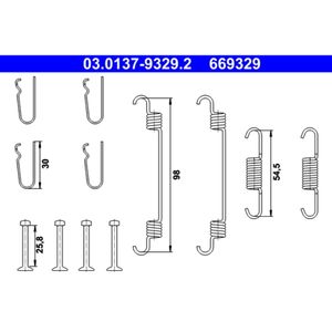 Zubehörsatz Feststellbremsbacken ATE 03.0137-9329.2 für Kia Hyundai Sorento II