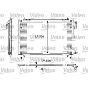 Kondensator Klimaanlage VALEO 817283 für Peugeot 206 Van