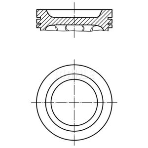 Kolben MAHLE 003 17 01 für Mercedes-Benz S