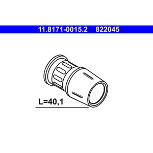 ATE 11.8171-0015.2 Führungshülse, Bremssattel