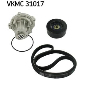 Wasserpumpe + Keilrippenriemensatz SKF VKMC 31017 für VW Skoda Seat Polo III