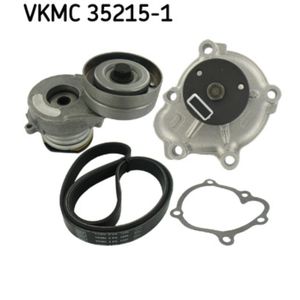 Wasserpumpe + Keilrippenriemensatz SKF VKMC 35215-1 für Opel Astra G CC Corsa C