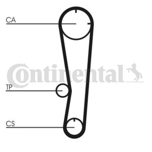 Zahnriemen CONTINENTAL CTAM CT602