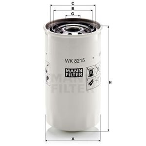 Kraftstofffilter MANN-FILTER WK 8215