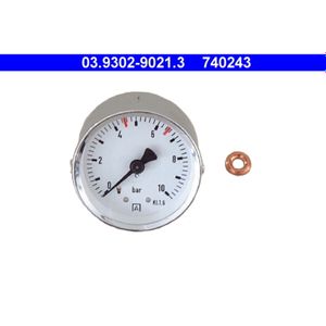 ATE 03.9302-9021.3 Manometer, Füll-/Entlüftungsgerät (Bremshydraulik)