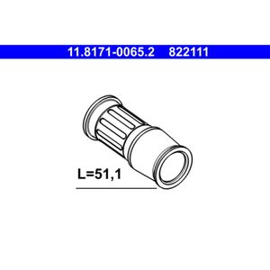 ATE 11.8171-0065.2 Führungshülse, Bremssattel