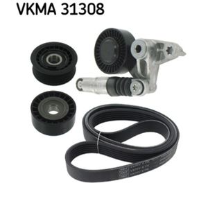 Keilrippenriemensatz SKF VKMA 31308 für Audi A6 C6 A8 D3 A4 B7 Avant A5