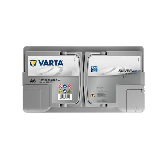 Autobatterie VARTA Silver Dynamic AGM A6 F21 12V 80Ah Start-Stop