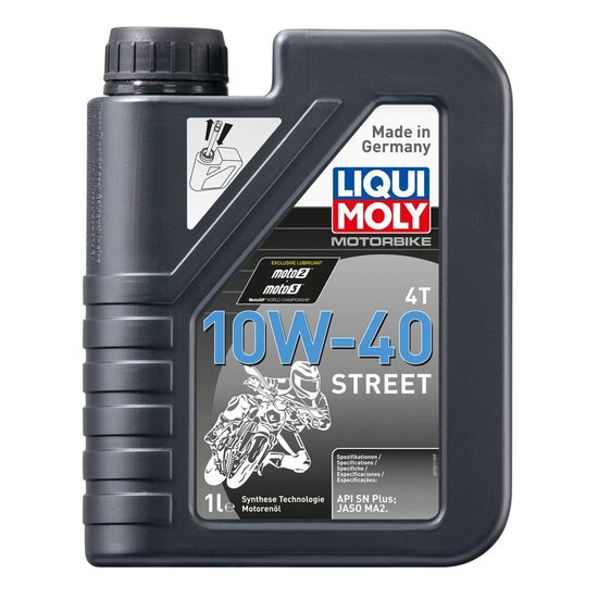Motorbike 4T 10W-40 Street LIQUI MOLY 1521 Motorradöl Motoröl Motor Öl 1  Liter ❤️ Retromotion