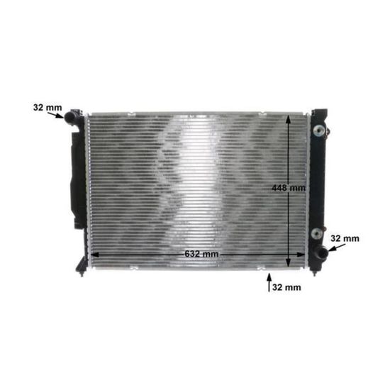 Kühler Motorkühlung MAHLE CR 1686 000S für Audi A6 C5 Avant  