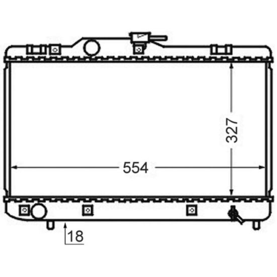 Kühler Motorkühlung MAHLE CR 768 000S ❤️ Retromotion 