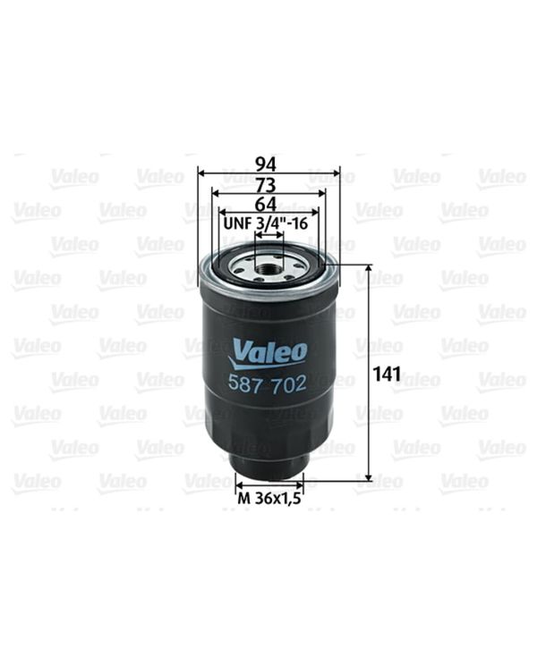 Kraftstofffilter VALEO 587702 für Ford Lti Ldv Maverick TX