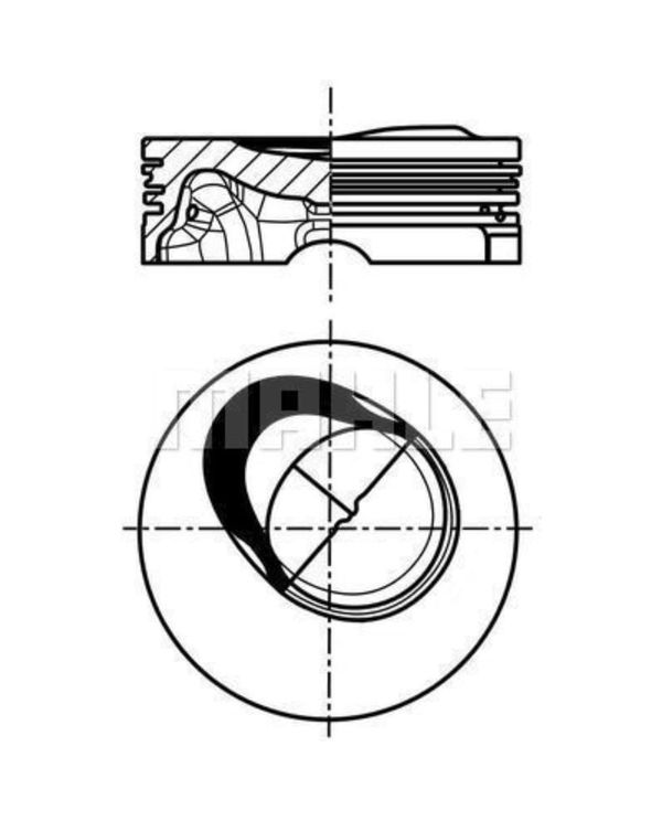 Kolben MAHLE 028 PI 00130 002 für VW Skoda Audi Seat Touran Jetta IV Golf Plus V