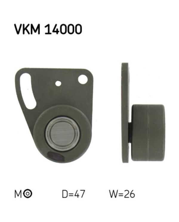 Spannrolle Zahnriemen SKF VKM 14000 für Ford Escort II Taunus V Sierra