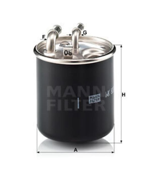 Kraftstofffilter MANN-FILTER WK 820/2 x für Mercedes-Benz Sprinter 3, C