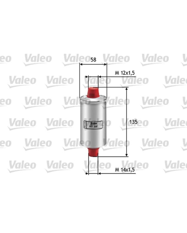 Kraftstofffilter VALEO 587200 für Alfa Romeo Ford Audi VW Renault Peugeot Fiat 5