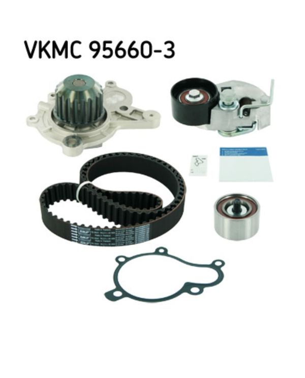 Wasserpumpe + Zahnriemensatz SKF VKMC 95660-3 für Kia Hyundai Sportage II Trajet