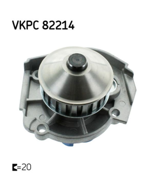 Wasserpumpe Motorkühlung SKF VKPC 82214 für Fiat Lancia Autobianchi Panda Uno Y