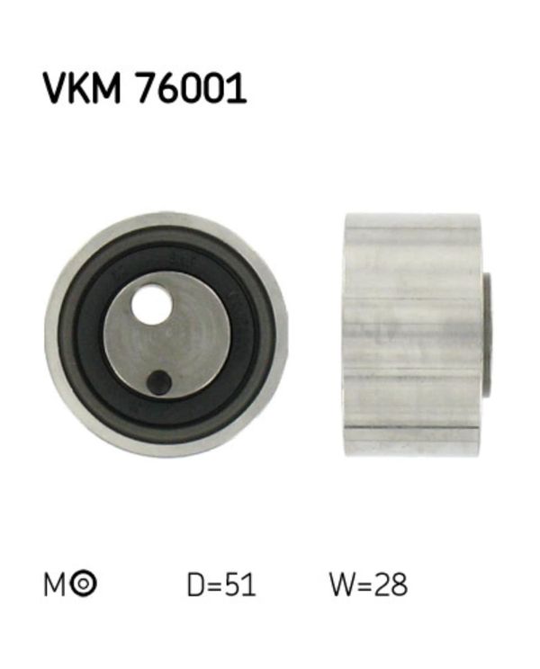 Spannrolle Zahnriemen SKF VKM 76001