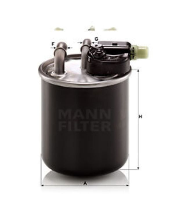Kraftstofffilter MANN-FILTER WK 820/14 für Mercedes-Benz Infiniti CLS G