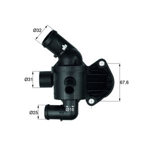 Thermostat Kühlmittel MAHLE TI 15 92 für VW Seat Skoda Audi Passat B7 Leon Yeti