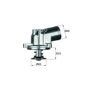 Thermostat Kühlmittel MAHLE TI 21 87 für Mercedes-Benz Ssangyong VW Daewoo E