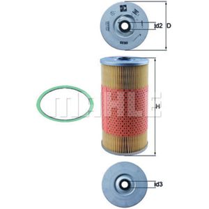 Ölfilter MAHLE OX 80D