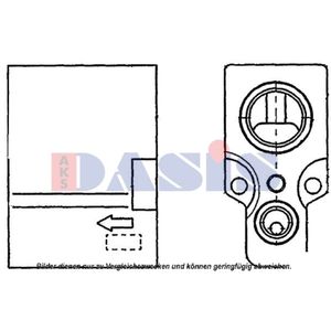 Expansionsventil Klimaanlage AKS DASIS 840104N für Opel Renault Movano A