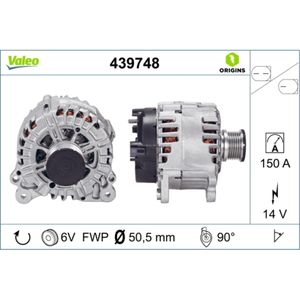 Generator VALEO 439748 für Audi Seat Q5