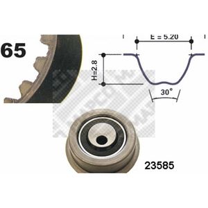 Zahnriemensatz MAPCO 73501 für Hyundai Proton Lantra I Sonata II Persona 400